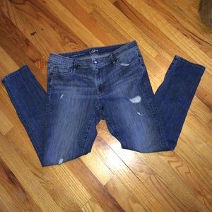 Loft curvy skinny jeans