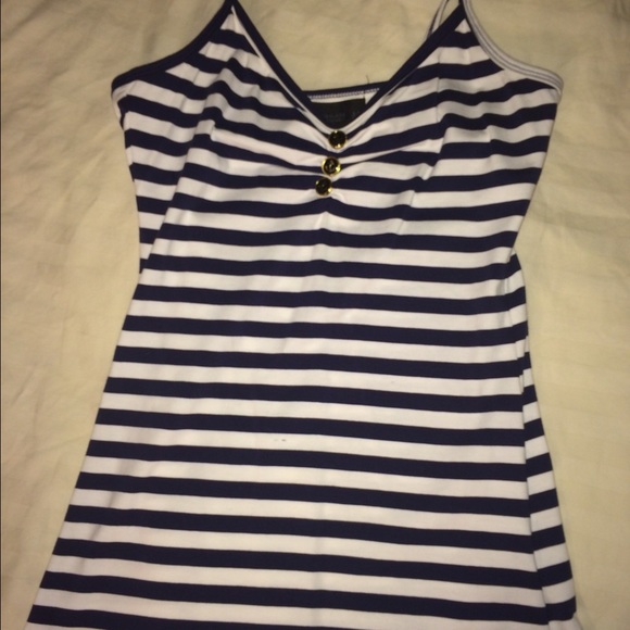 Medium Kardashian Kollection Nautical Tank Top