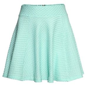 H&M - Mint Green Jersey Skirt