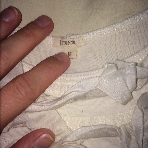Medium J.Crew Ruffle Top - Picture 2 of 2