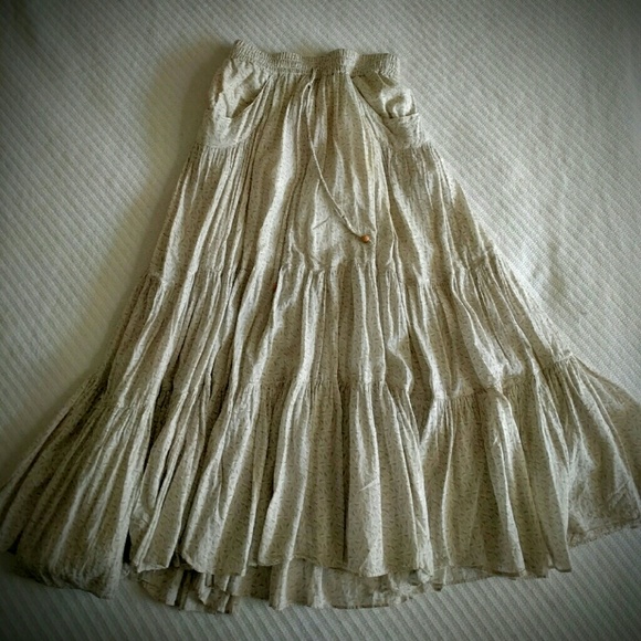 Long hippie skirt