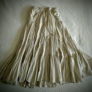 Long hippie skirt