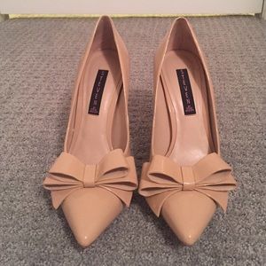 STEVEN patent bow heels
