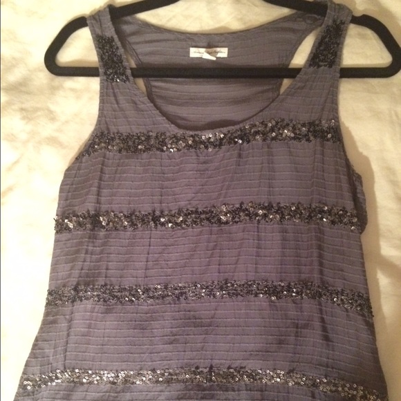 American Eagle Glitter Stripe Top