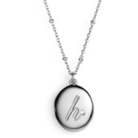 kate spade Jewelry - Kate Spade Monogrammed Initial Locket Necklace - H