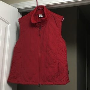 Columbia-Red Quilted Vest