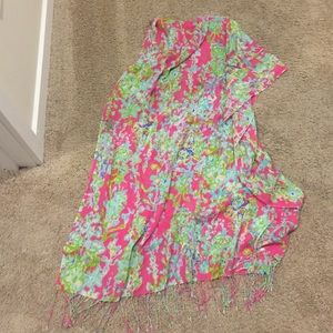 Lilly Pulitzer Floral Scarf