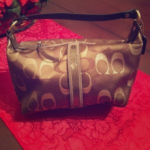 Authentic Coach miniature hobo purse