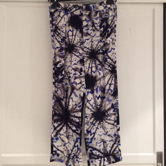 BCBG Runway cropped tie-dye pant, XS