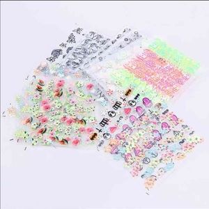 5 sheets nail stickers