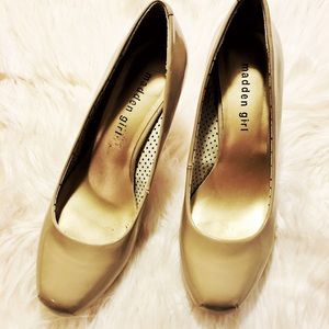 Madden Girl Tan Pumps