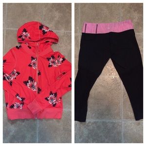 Lulu hoodie and Capri!