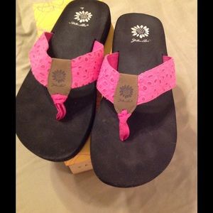 Yellow Box Flip Flops