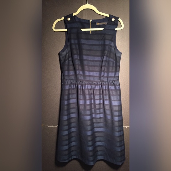 Outback Red zippered stripe dress
