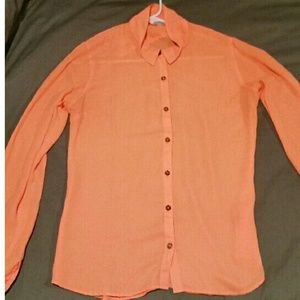 Volcom chiffon shirt