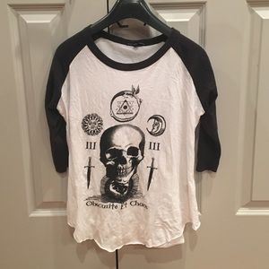 urban outfitters graphic baseball tee