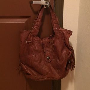 Leather Fringe Purse