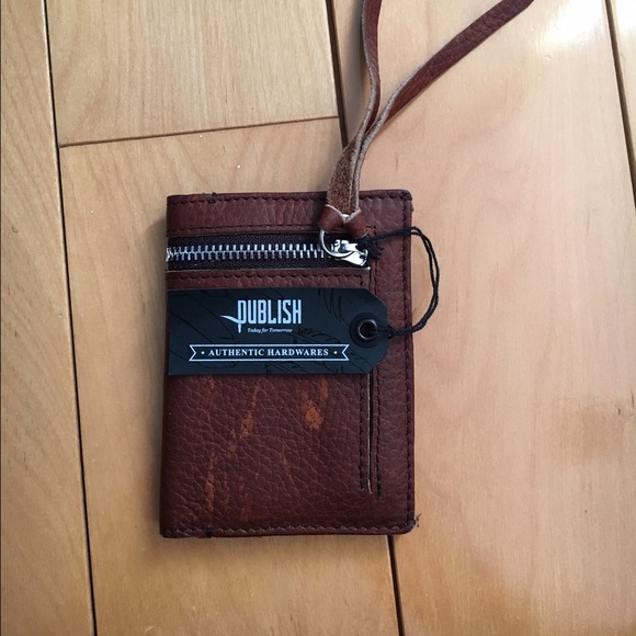 Publish Brand wallet. All leather wallet.