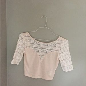 Cropped Lace Top
