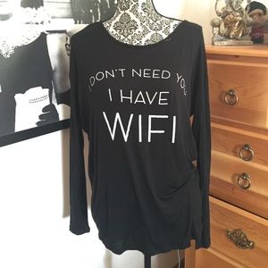 SOLD off shoulder top