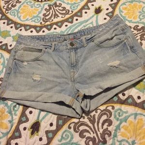 Denim shorts