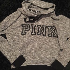 pink sweatshirt