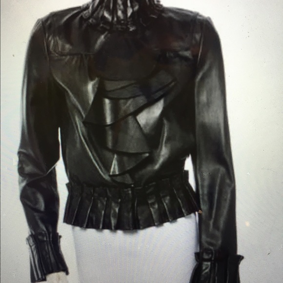 ❤So fine..DVF leather jacket 🏹❤️