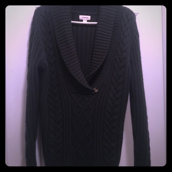 Forrest green chunky sweater