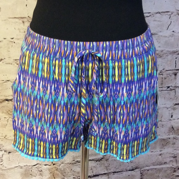 BEBOP BOLD PRINT SHORTS - Picture 2 of 4