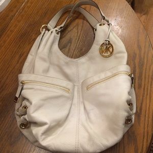 Cream Michael Kors Hobo