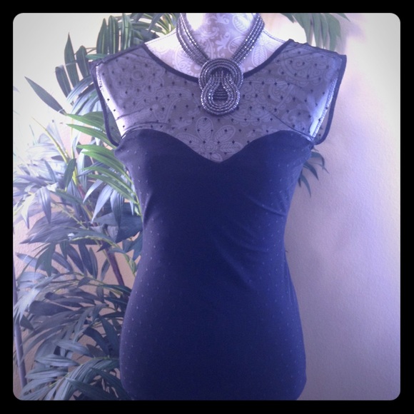 Super cute Zipper back black dress - Picture 1 of 4