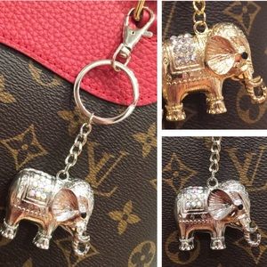 NEW Elephant Bag Charm Keychain