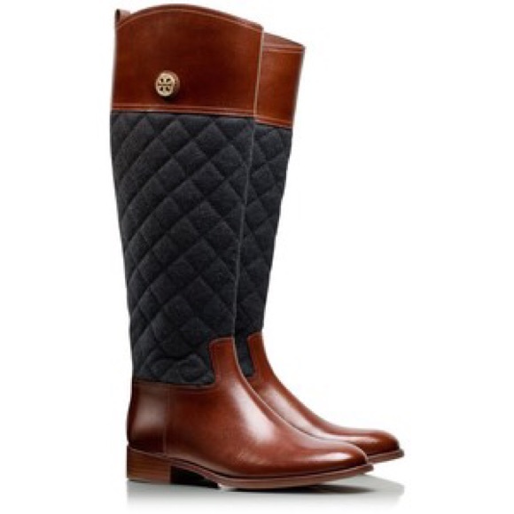 Authentic Tory Bruch Rosalie Riding Boots.