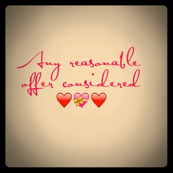 Any reasonable offer considered 💝❤️💝