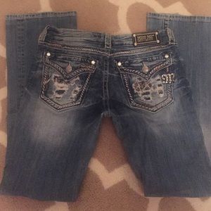 Miss me jeans boot cut 29 cute! Denim rhinestone