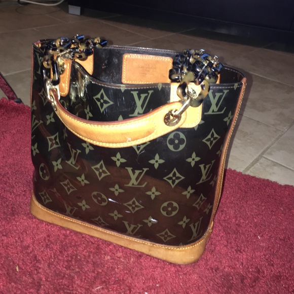 Used Authentic Louis Vuitton Monogram Vinyl Bag