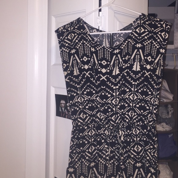 Aztec Dress with Front Pockets
