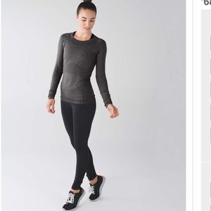 Lululemon grey run swiftly tech long sleeve