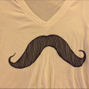 WILDFOX mustache T shirt
