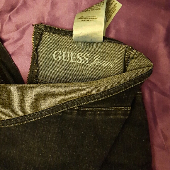 Denim short skirt