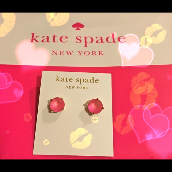 Kate spade pink stud earrings