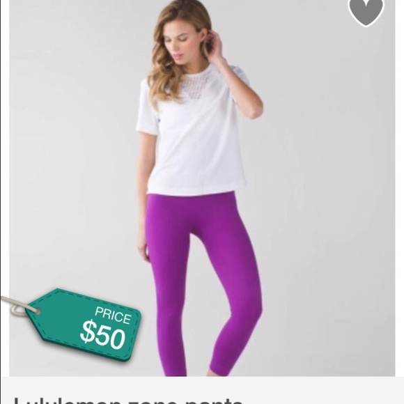 Lululemon crop zone size 2 brand new