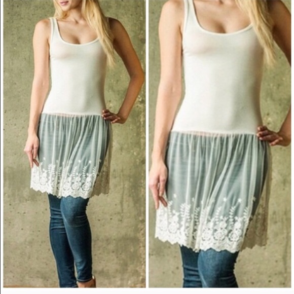 Best selling Cape Lace tunic extender A line - Picture 3 of 4