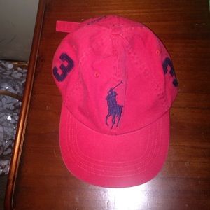 Red authentic Polo hat