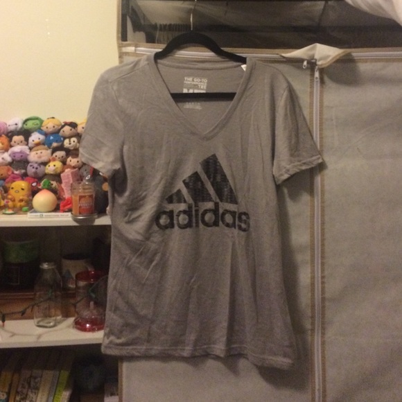 Adidas V neck tee