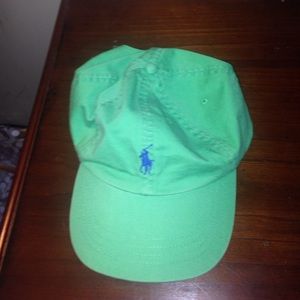 Green authentic Polo hat