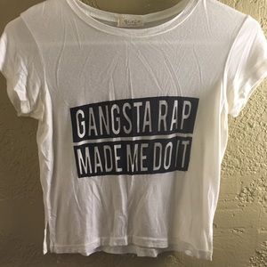 White crop top Brandy Melville