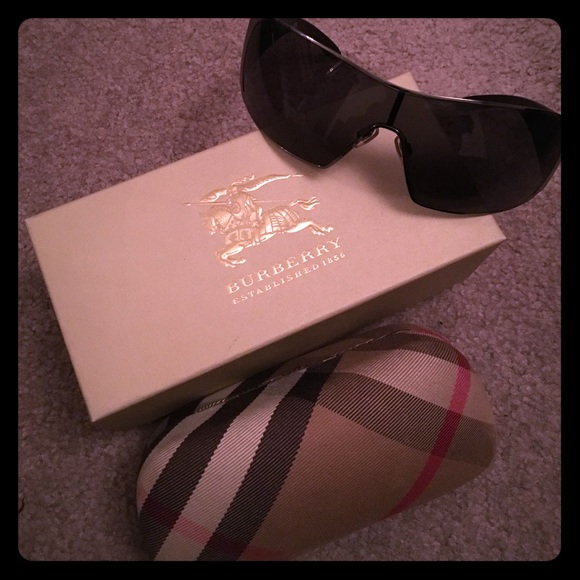Burberry shield sunglasses