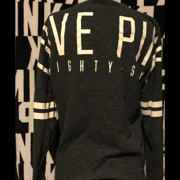 Victoria Secret dark grey crew neck size XS