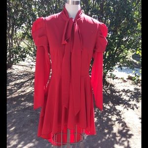 NEW Victorian Gothic red blouse/dress